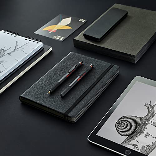 Rotring 800+ Premium Hybrid Mechanical Pencil & Touchscreen Stylus, 0.7mm, Black Barrel - Image 2