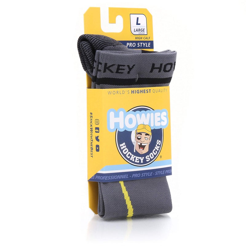 Howies Hockey - Pro Style Skate Socks - Large (Mens 10-13) - Reinforced Ankle Padding and Moisture-Wicking Material - Premium Ice Hockey Socks - Image 2