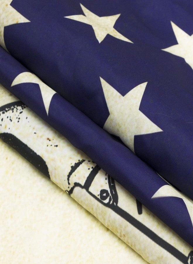 ال بي نسيج جداري بتصميم رعاة البقر الغربي، ونسيج جداري عتيق للعلم الأمريكي، مناسب لغرفة النوم، ونسيج جداري أنيق لرجل على حصان أسود، مناسب لغرفة المعيشة، وديكور جداري لسكن الطلاب، مقاس 60 × 40 بوصة - Image 5