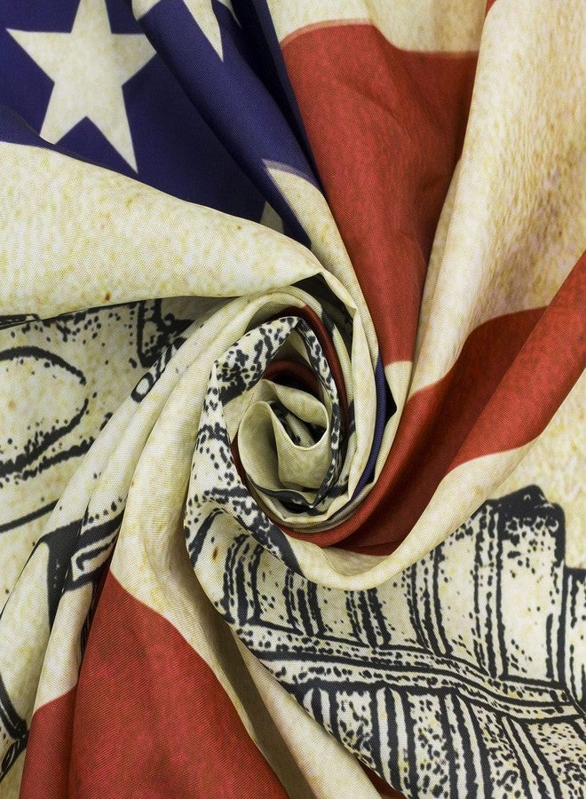 ال بي نسيج جداري بتصميم رعاة البقر الغربي، ونسيج جداري عتيق للعلم الأمريكي، مناسب لغرفة النوم، ونسيج جداري أنيق لرجل على حصان أسود، مناسب لغرفة المعيشة، وديكور جداري لسكن الطلاب، مقاس 60 × 40 بوصة - Image 4