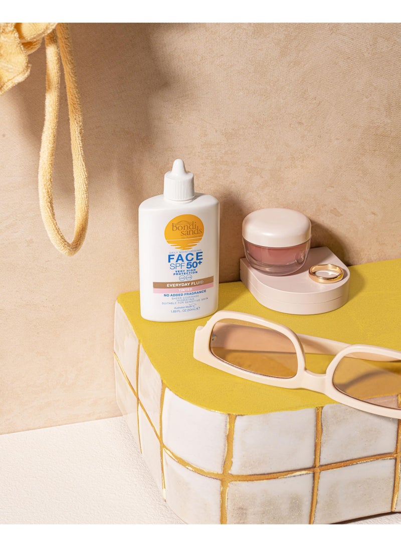 BONDI SANDS Lightweight SPF 50+ Face Fluid - Non-Comedogenic & Fragrance-Free for Everyday Sun Protection, Leaves a Matte Finish (50 ml) - Image 5