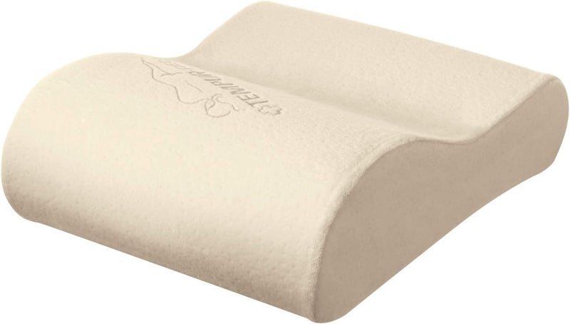 تيمبور-بيديك وسادة عنق Tempur-Pedic من نوع Tempur، مثالية للسفر، باللون الأبيض - Image 4