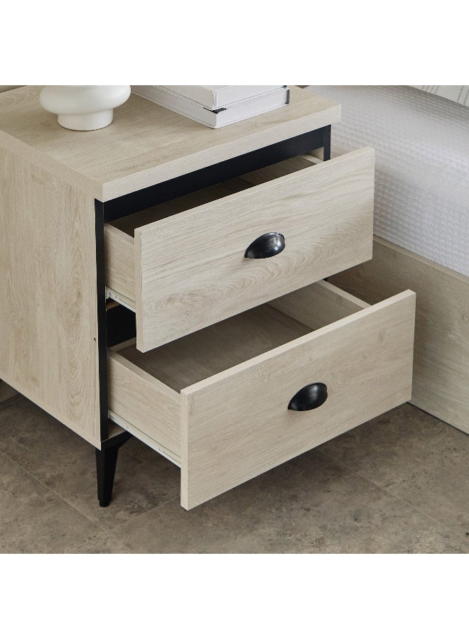 Home Box طاولة جانبية جرابي مع 2 درج - Image 3