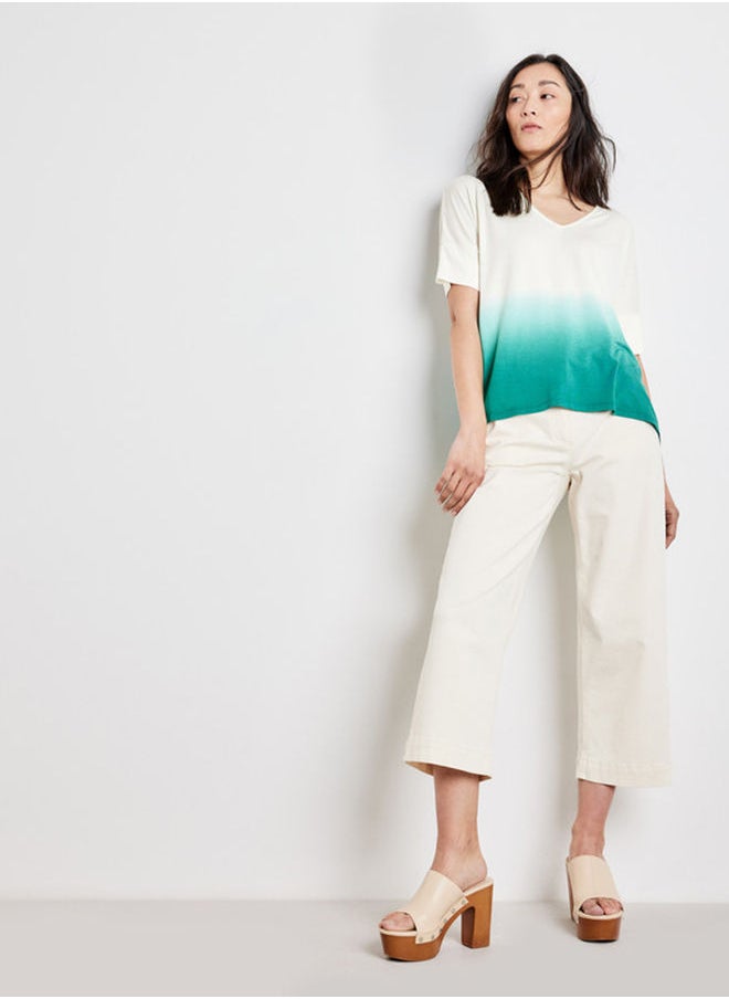 GERRY WEBER EcoVero dip-dye top  - Image 1