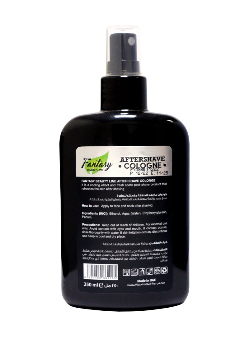 Fantasy BEAUTY LINE كولونيا بعد الحلاقة كول 250 مل - عطر منعش للرجال - Image 2