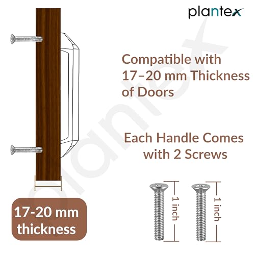 Plantex Cabinet Handle/Kitchen Cabinet Door Handle/Wardrobe/96 mm Cupboard Handle/Door Pull-Push Handle for Home/Office - Pack of 2 (Rose Gold) - Image 5