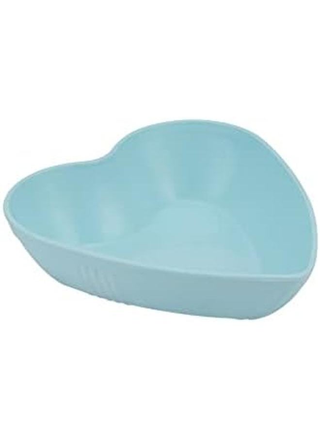 Royalford - Snack Plate Set Rf11299 Pack Of 6 Heart Shaped Snack Plate Set Premium Quality Light Weight Bpa Free And Food Grade Plate Perfect For Serving Salads Snacks Desserts Assorted Colors - Image 1