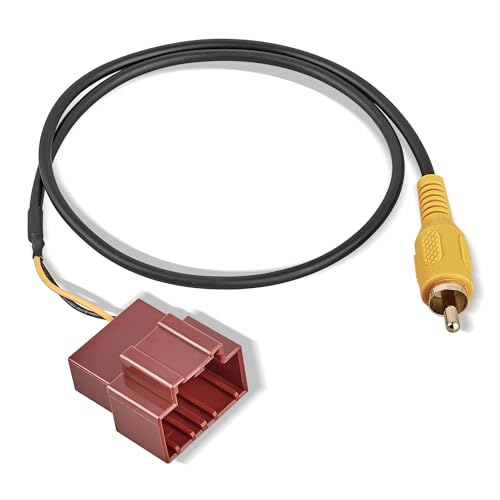 RED WOLF سلك توصيل كاميرا الرجوع العكسي مع قابس RCA لسيارات GM GMC Yukon Chevy Suburban من 2006-2015 لتثبيت كاميرا الرجوع العكسي الأصلية مع راديو ستيريو بعد السوق RWGM1488 موصل سلكي - Image 1