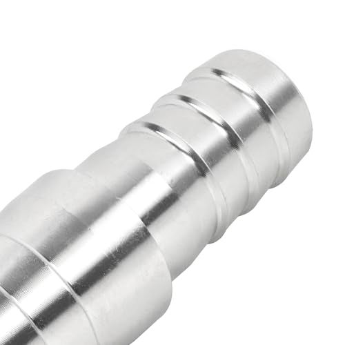 Yoebor Stainless Steel 304 Reducer Hose Barb Union Fitting, 1-1/4" Barbed x 3/4" Barbed Coupling W/4 Hose Clamps, Pack of 2 - Image 5