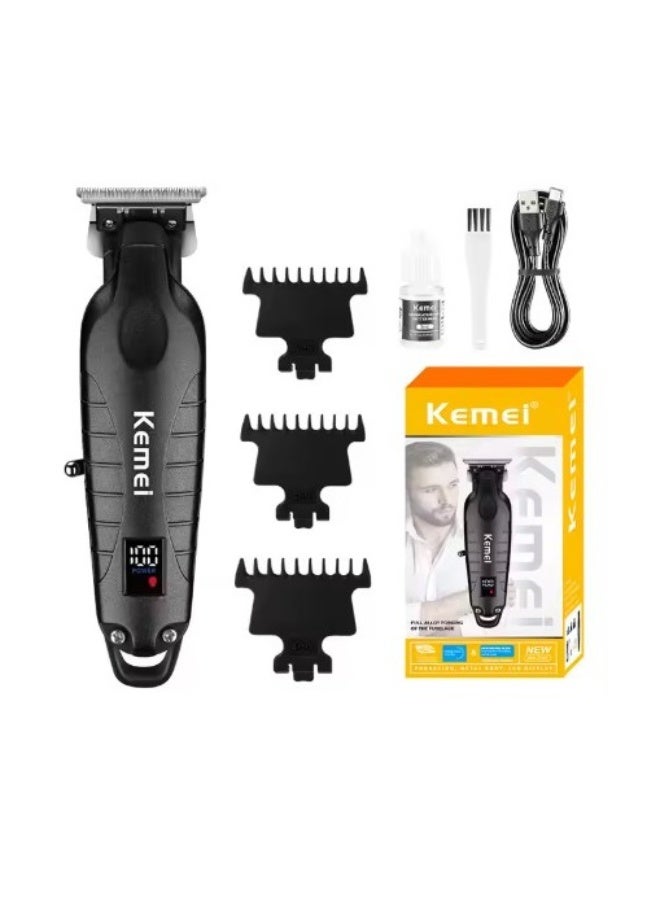 ماكينة الحلاقة الإحترافيه KM-2293 بقوة 1200 مللى أمبير تعمل حتي 3 ساعات متواصلين وبشاشه ديجيتال