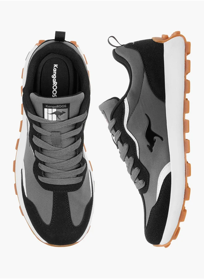 kangaROOS Women's Panelled Lace-Up Sports Shoes