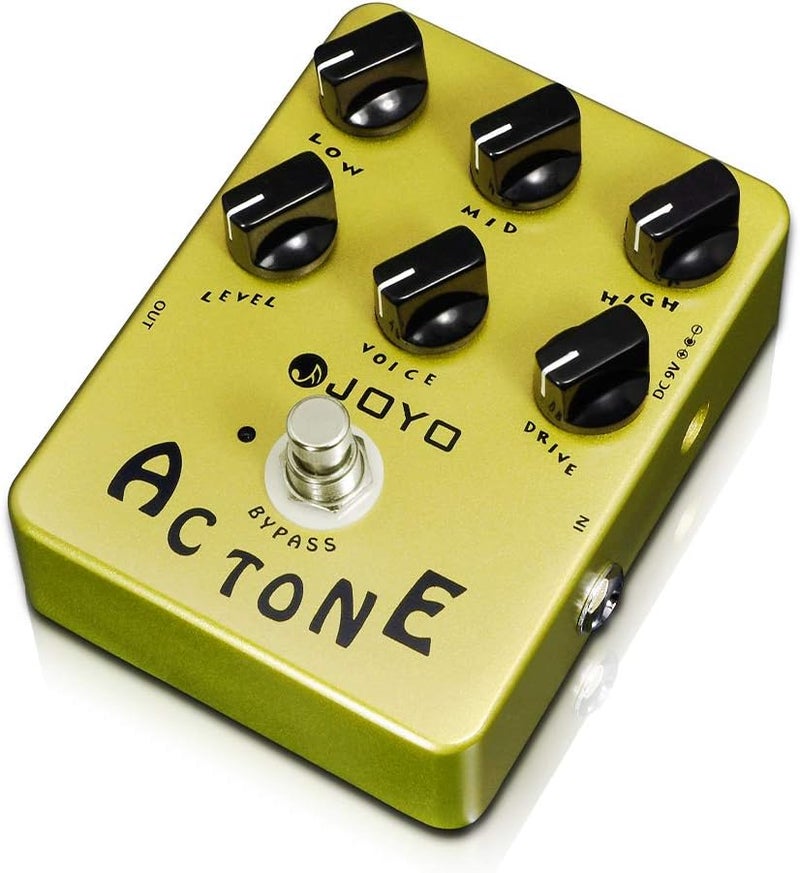 JOYO Distortion Vintage Tube AC30 Amp Simulator Pedal British Rock Sound for Electric Guitar Effect - Bypass (AC Tone JF-13) - Image 1