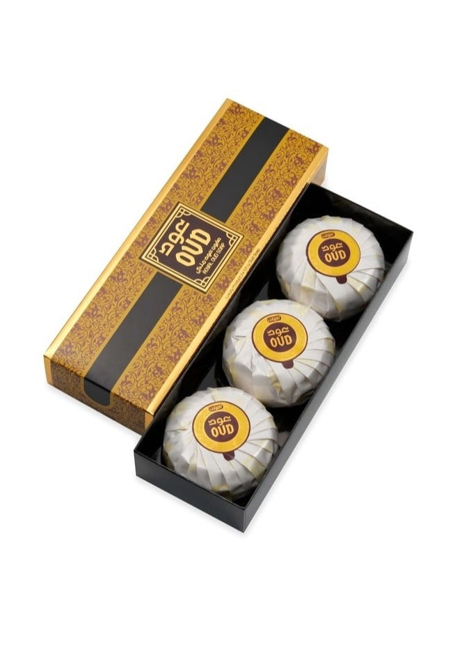 Oud Luxury Collection Oud Soap Bar Royal 3 pieces 125 grams  - Image 2