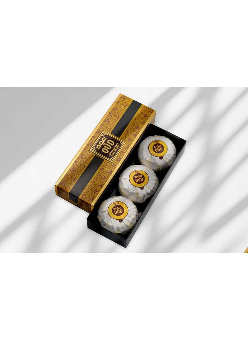 Oud Luxury Collection Oud Soap Bar Royal 3 pieces 125 grams  - Image 1