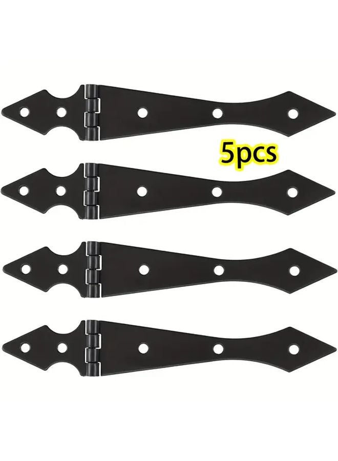 5pcs Heavy Duty Metal Gate Hinges Tee Hinges For Wooden Gates Barn Doors - Image 1