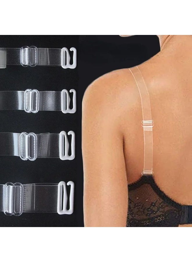 Invisible Sheer Bras - Comfortable Support & Perfect Hold for Revealing Clothing - Sheer Bra Strap - Non-Slip Adjustable Free Size - One Set Women  - Image 5