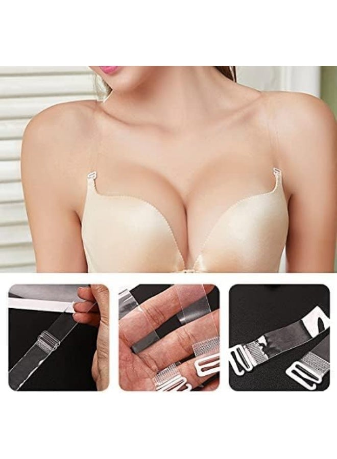 Invisible Sheer Bras - Comfortable Support & Perfect Hold for Revealing Clothing - Sheer Bra Strap - Non-Slip Adjustable Free Size - One Set Women  - Image 4