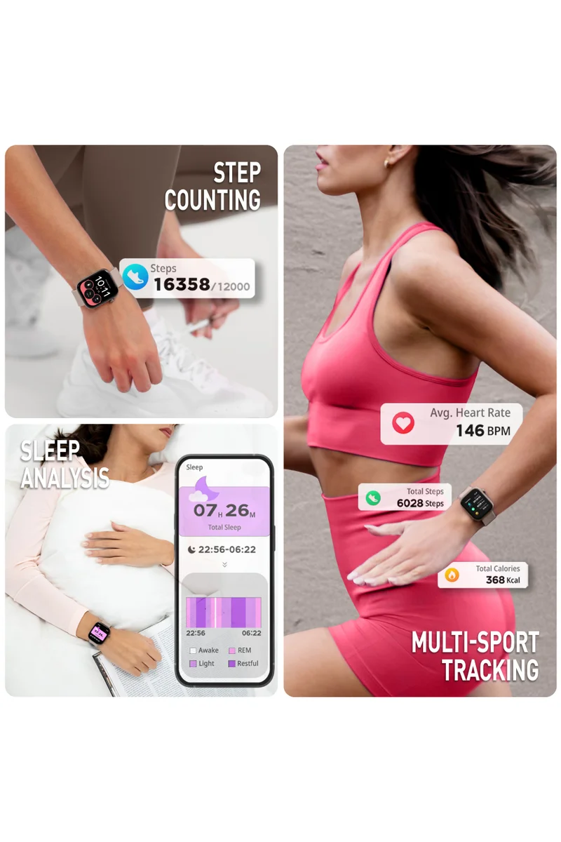 ريفليكس نشط Reflex Active Spectra S 300 Lite AMOLED Smart Aluminium Mink Strap Calling Watch