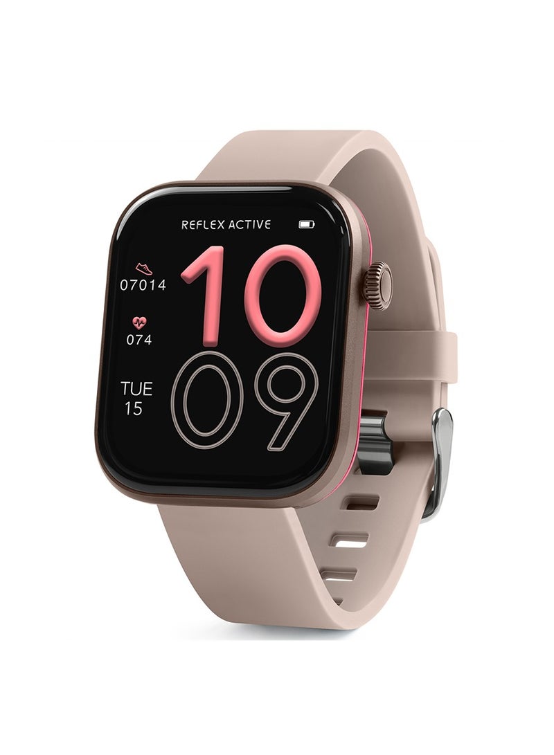 Reflex Active Spectra S 300 Lite AMOLED Smart Aluminium Mink Strap Calling Watch - Image 1