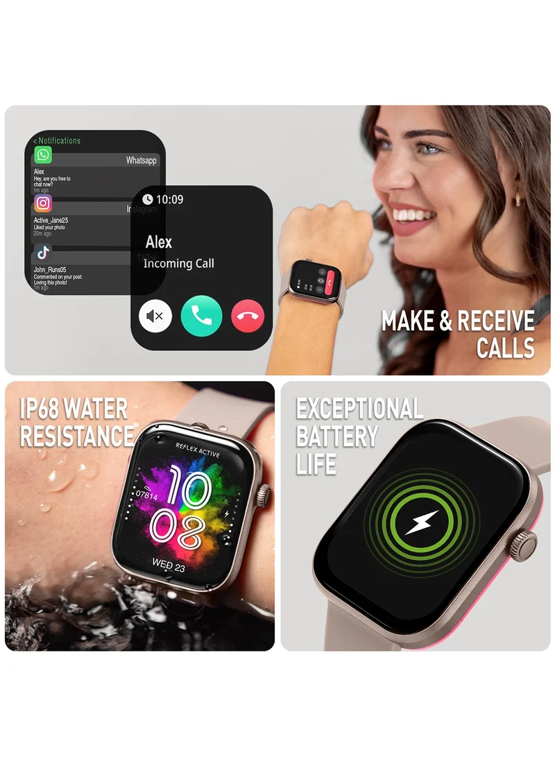 REFLEX ACTIVE Reflex Active Spectra S 300 Lite AMOLED Smart Aluminium Mink Strap Calling Watch