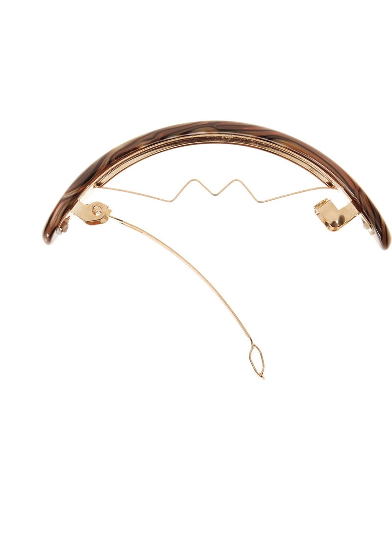 France Luxe France Luxe Skinny Mini Volume Barrette - Onyx  - Image 3