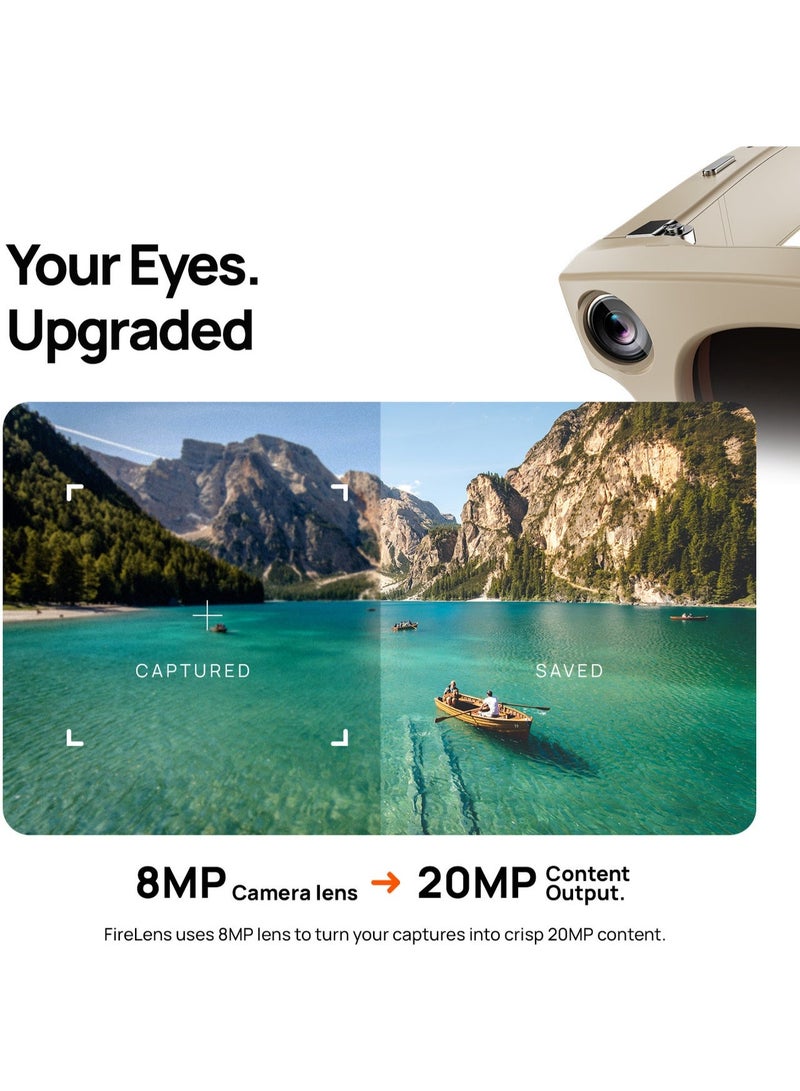 Smart Glasses with 8MP Camera Hands-Free Photo & Video Vision AI with Real-Time Answers Open-Ear Audio & Calls  32GB Storage Voice & Gesture Control - Image 3