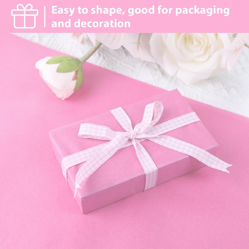 Koogel 330 Sheets Tissue Paper Bulk, 14 x 10 Inch Pink Gift Wrapping Tissue Paper for Wedding Birthday DIY Crafts Art Project - Image 5