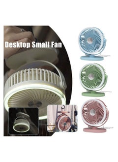 Inder LED Night Light Mute Desktop Cooling Ceiling Fan Blue  - Image 5