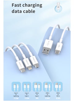 Micro Cable 2.4A Fast Charging Cord USB A to Micro Smart Data Cable Anti Swing Wire Quick Charger Cord Compatible for Note, Nexus, Nokia, PS4 1M White - pzsku/ZD964491CD92C481A6C39Z/45/_/1738768564/825f0090-9fca-42eb-ac09-a6609fbab9b9