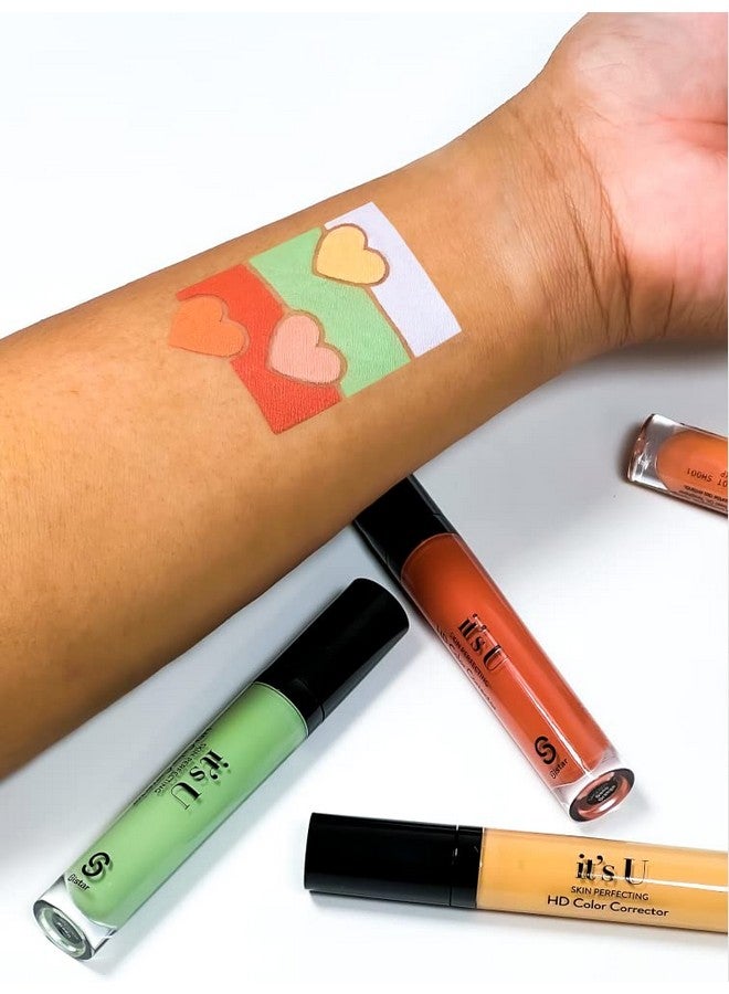 Sistar It'S U Skin Perfecting Conceal Hd Contour Color Corrector Full Coverage Smooth And Flawless (Peach) - Image 4