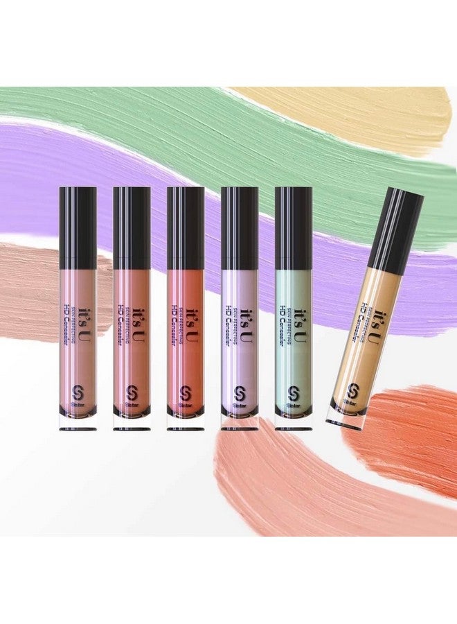 Sistar It'S U Skin Perfecting Conceal Hd Contour Color Corrector Full Coverage Smooth And Flawless (Peach) - Image 5