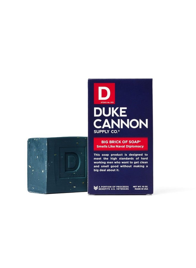 Duke Cannon Supply Co. Big Brick Of Soap Bar For Mensuperior Grade Extra Large All Skin Types 10 Oz (6 Pack) (Naval Diplomacy 10 Oz (Pack Of 6))  - Image 3