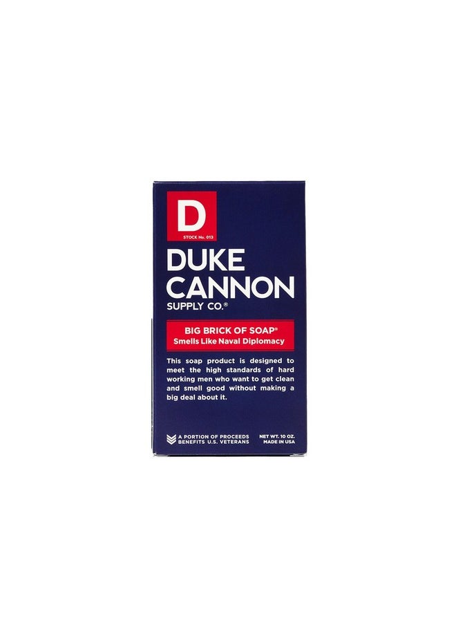 Duke Cannon Supply Co. Big Brick Of Soap Bar For Mensuperior Grade Extra Large All Skin Types 10 Oz (6 Pack) (Naval Diplomacy 10 Oz (Pack Of 6))  - Image 2