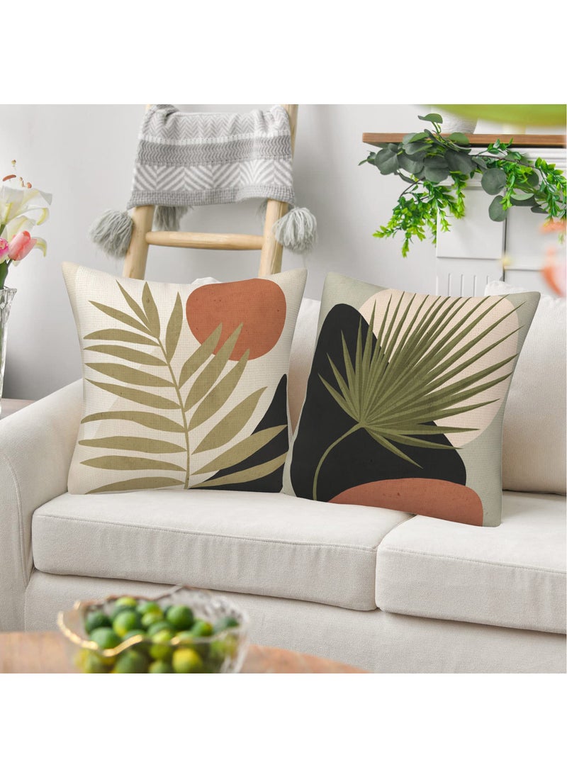 FASHION HOME Set of 4 Cushion Covers Decorative Throw Pillow cases for Living Room Garden Outdoor Décor  - Image 4