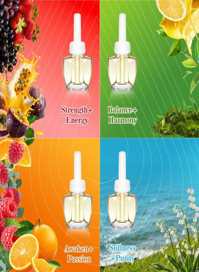 DERDUFT Plug In Air Freshener Refills, Summer Scents with Notes of Fresh Floral, Fruity, Fougère Aromatic & Woody, 8 Count, Wall Plug In Refills for Home, Compatible with Air Wick & Glade - Image 3