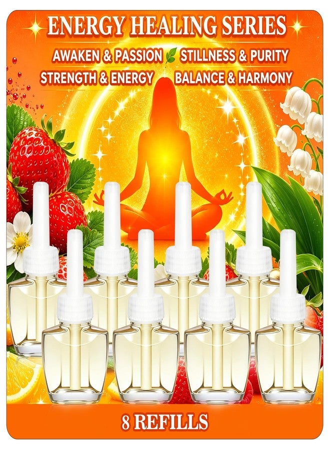 DERDUFT Plug In Air Freshener Refills, Summer Scents with Notes of Fresh Floral, Fruity, Fougère Aromatic & Woody, 8 Count, Wall Plug In Refills for Home, Compatible with Air Wick & Glade - Image 1