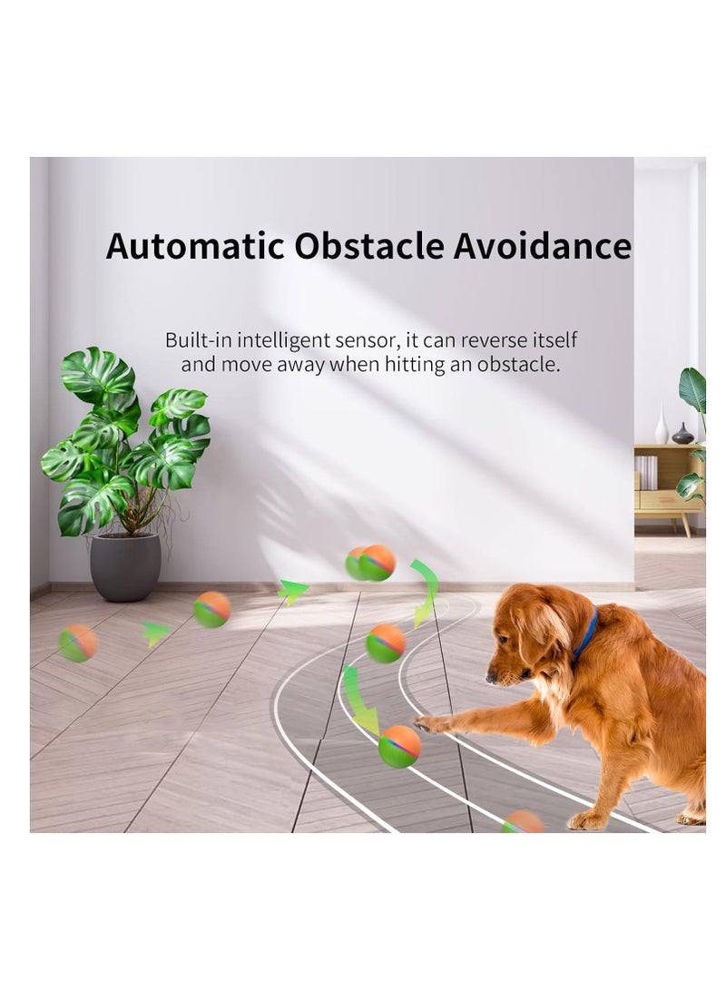 Barakah Dog Toy Ball 2023 Upgraded Radar Sensor Interactive, Smart Dog Toy Ball, Self Rolling Ball for Large Dog, Active Moving Dog Toy with LED Lights, Type-C Rechargeable - Image 5