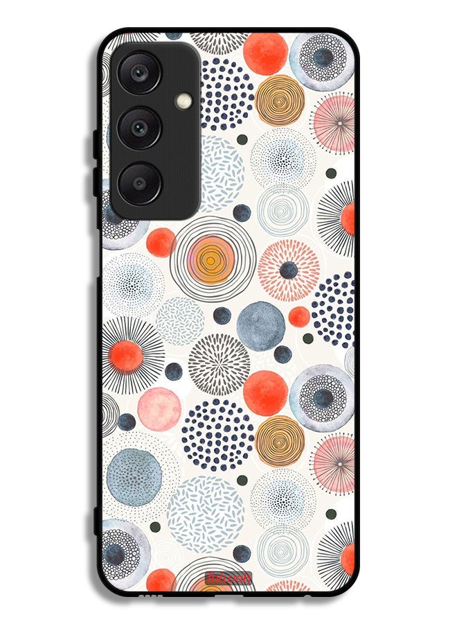 Tolwak Samsung Galaxy A25 5G Protective Case Cover Cotton Flowers Pattern - Image 1