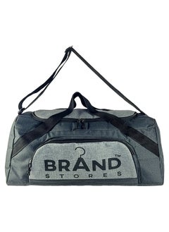 براند ستورز Travel Duffel Bag - Large Size 65 Cm-Black & Grey  - Image 2