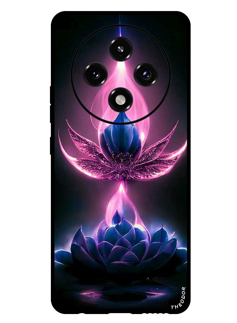 Theodor Protective Case Anti Scratch Shock Proof Bumper Cover For Oppo A3 Pro Flower Abstract 1 - Image 1