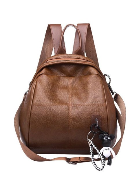 Versatile Soft Shell Backpack Brown