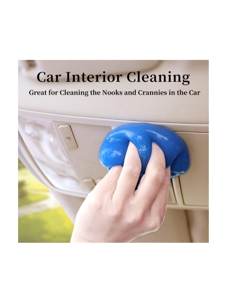 Superclean Car Cleaning Gel, Car Detail Tool Cleaning Gel, Car Interior Putty Cleaner + Universal Keyboard Notebook Cleaning Gel Magic Cleaning Mud 160g Blue - Image 3