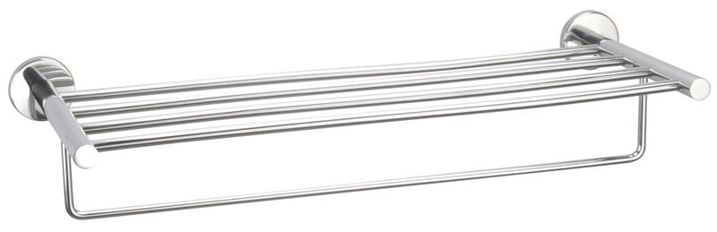 Jwell Bathroom Gloss Stainless Steel Towel RackRails Star Series SR TRA 24