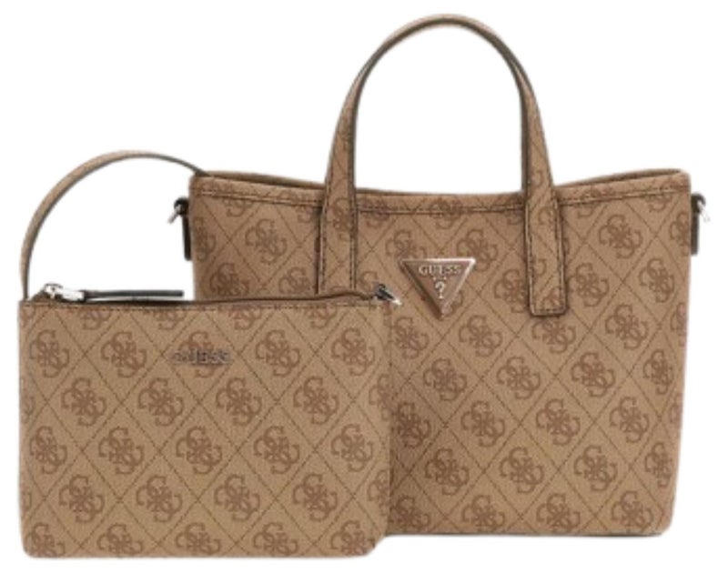 جس حقيبة توت صغيرة للنساء من GUESS Latona، حقيبة كروس بودي 2 في 1 مزدوجة - Image 1