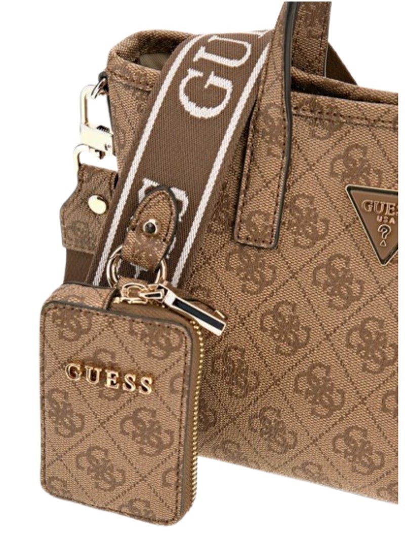 GUESS GUESS Women's Latona Mini Tote Bag , Crossbody 2 in 1 Double  - Image 5
