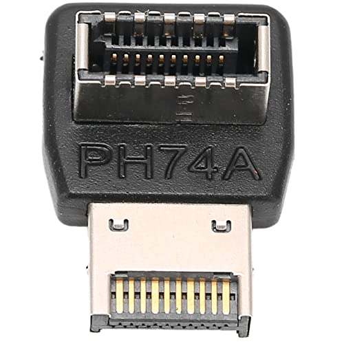 Ejoyous Ejoyous USB Front Panel Adapter, USB 3.1 Type E Adapter Header Computer Motherboard 90 Degree Right Angle Adapter  - Image 2