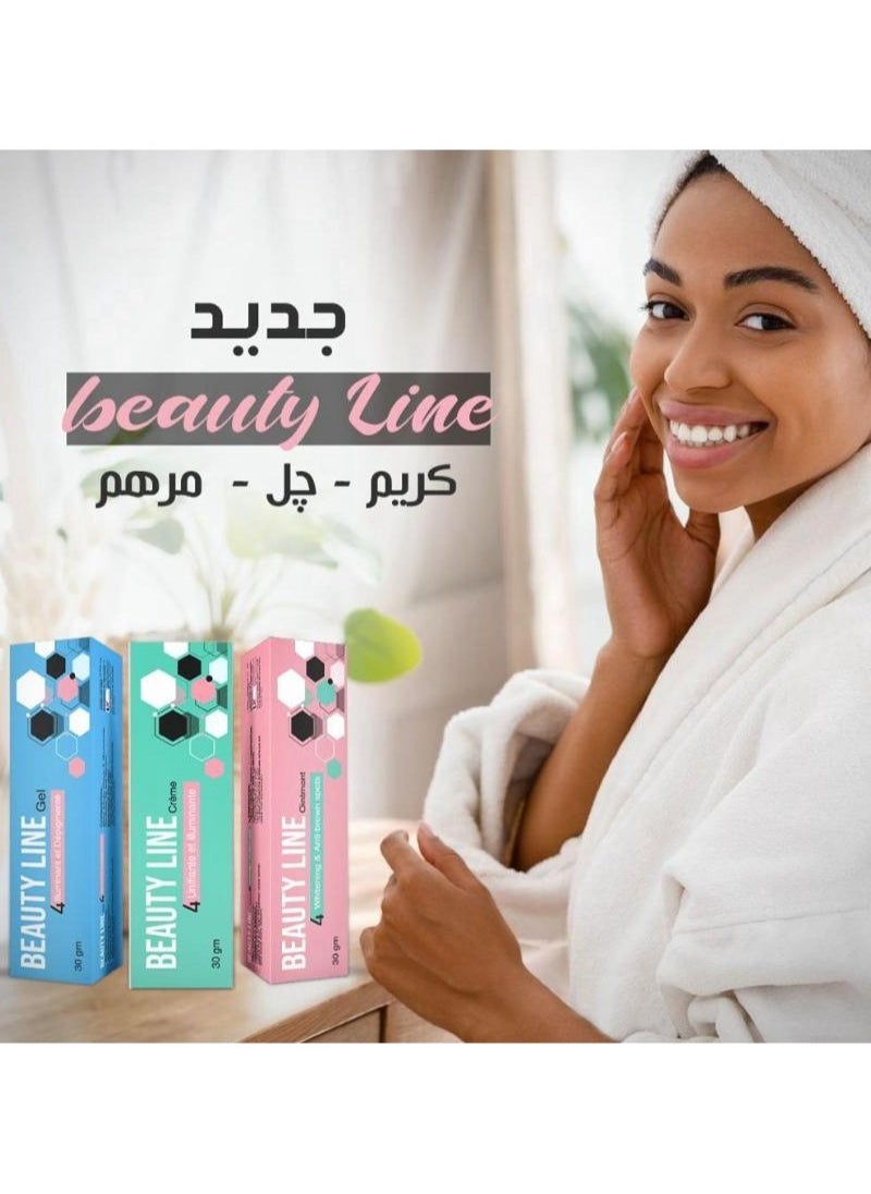 BEAUTY LINE - Melano Beauty Line Cream + Gel + Ointment Set 3 Pieces - Image 1