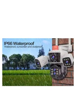 FIPKA 4MP 8k Wifi Outdoor 360 Ptz Camera Five Lens Four Screen 10x Optical Zoom Auto Tracking Security Wireless Network Cctv Camera  - Image 3