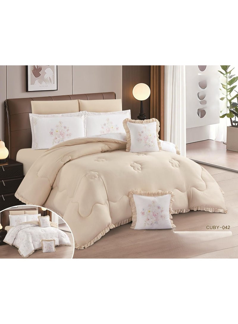 duvet set for single and twin beds, with a classic yet modern design.