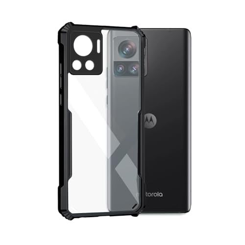 Plus 360 Degree Protection Black Border Back Cover for Motorola Moto Edge 30 Ultra - Black - Image 2